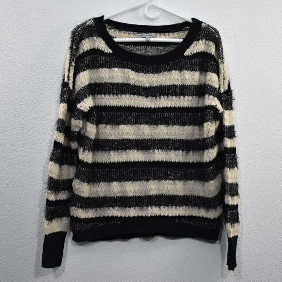 Olivia Sky Striped Long Sleeve Sweater Size XL Gently Used Condition‎ - Picture 1 of 4